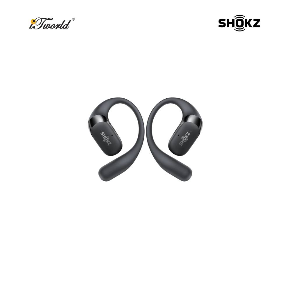 Shokz OpenFit 2 Plus OpenEar Headphone - Black 810173482424