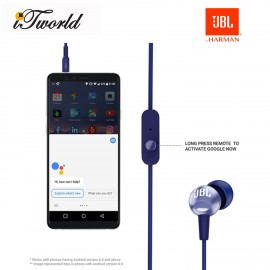 JBL C200SI In-Ear Headphone - Blue 050036345842