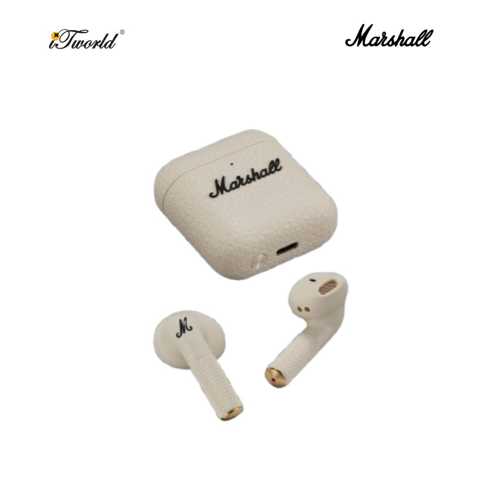[NEW ARRIVAL] Marshall Minor IV Cream Earbuds 7340055405249