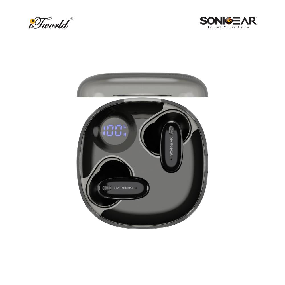 SonicGear EarPump Jewel Q3 TWS Earbuds -Black 8886411935641