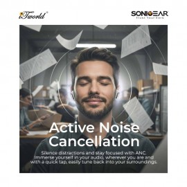 SonicGear EarPump Jewel Q3 TWS Earbuds -Black 8886411935641