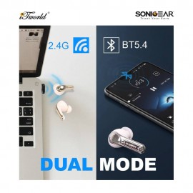 SonicGear EarPump XP2 ANC TWS Earbuds - Gold 8886411935702