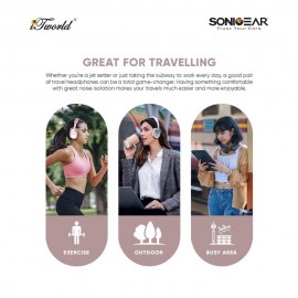 SonicGear Airphone 6 (2024) Bluetooth Headset-Silver 8886411932695