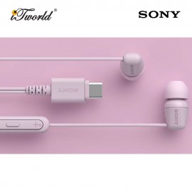 Sony IER-EX15C/PZE USB-C Wired Earbuds Pink 4548736171503