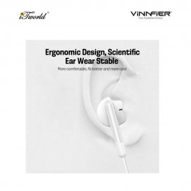 Vinnfier VF-100SW Black Wired Headphone 9555637205225