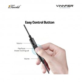 Vinnfier VF-100SW Black Wired Headphone 9555637205225