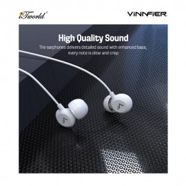 Vinnfier VF-200PRO Type-C Black Wired Headphone 9555637205249