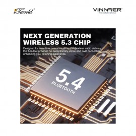 Vinnfier ANC 700 BT Active Noise Cancellation Wireless Headphone - Black 9555637206222