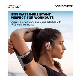 Vinnfier Momento Air 2 - Black Open-Ear True Wireless Earphones