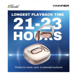 Vinnfier Momento Air 2 - Black Open-Ear True Wireless Earphones