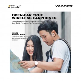 Vinnfier Momento Air 3 - Black Open-Ear True Wireless Earphones