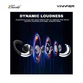 Vinnfier Momento Air 3 - Black Open-Ear True Wireless Earphones