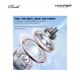 Vinnfier Momento X1 5.4v Bluetooth Wireless Earphone - Black