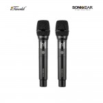 SonicGear WM 3300UL Dual Professional UHF Wireless Microphone - Obsidian 8886411932206