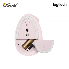 Logitech Lift Vertical Ergonomic Wireless Mouse - Rose 910-006481