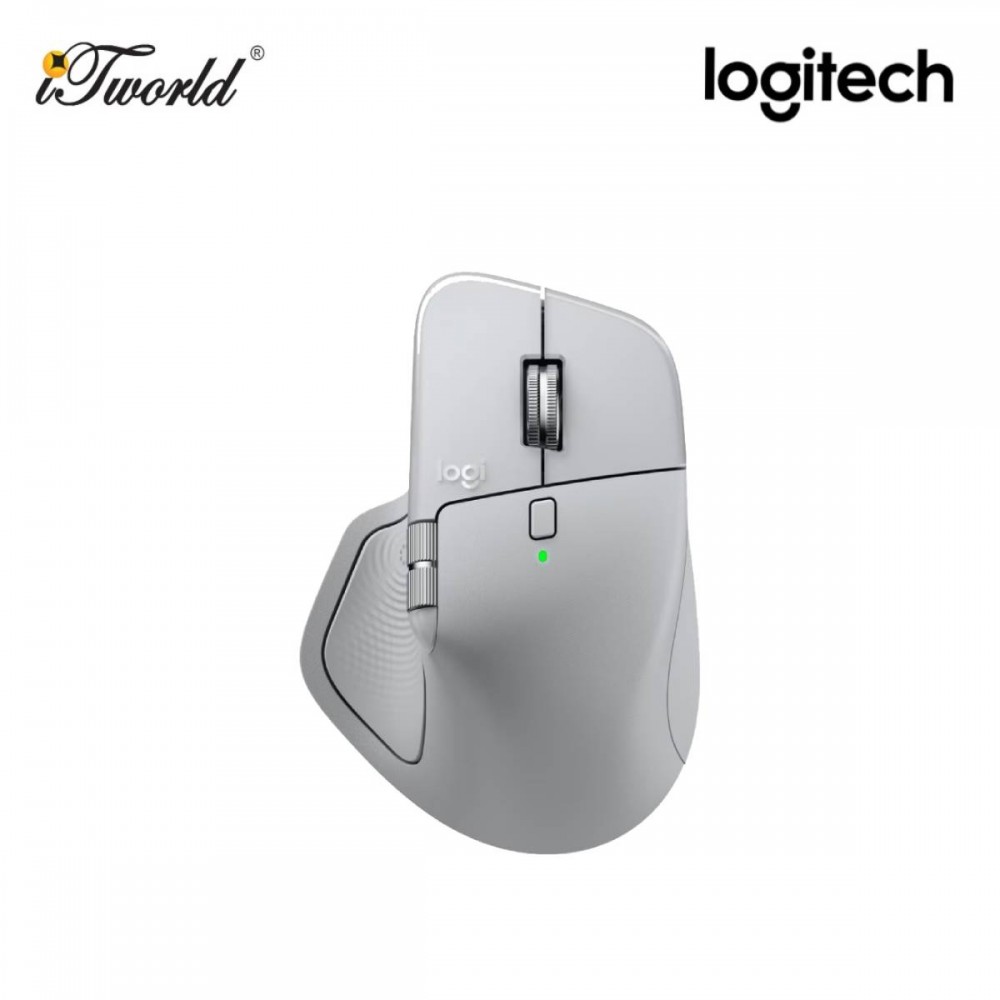 Logitech MX Master 4 Wireless Mouse – Pale Grey (910-00766)