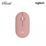 LOGITECH M350S WIRELESS MOUSE PEBBLE 2, TONAL ROSE 910-006987