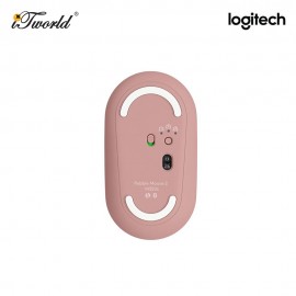 LOGITECH M350S WIRELESS MOUSE PEBBLE 2, TONAL ROSE 910-006987