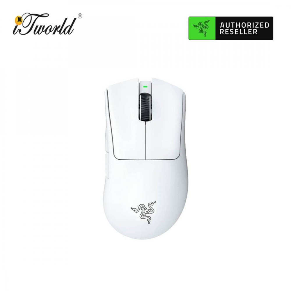 Razer DeathAdder V3 Pro Wireless Gaming Mouse – White (RZ01-04630200-R3A1)