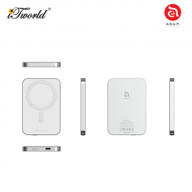 ADAM elements GRAVITY C1 Magnetic Wireless Charging Power Bank (White) 840741113795