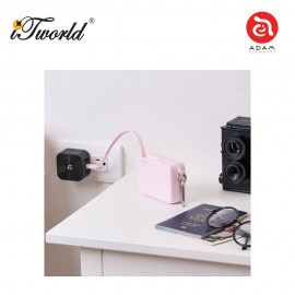 (3C Certified) ADAM elements VIONTA T1 10000mAh Travel Power Bank with Built-In Cable-Pink APBADVTT1PK 840741117229