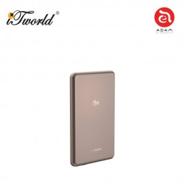 (3C Certified) ADAM elements VIONTA Q5 Qi2 Ultra-Slim Power Bank 5000mAh-Gold 840741117700