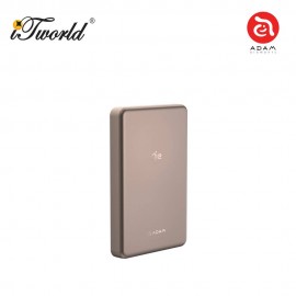 (3C Certified) ADAM elements VIONTA Q10 Qi2 Ultra-Slim Power Bank 10000mAh-Gold 840741117755