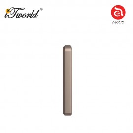 (3C Certified) ADAM elements VIONTA Q10 Qi2 Ultra-Slim Power Bank 10000mAh-Gold 840741117755