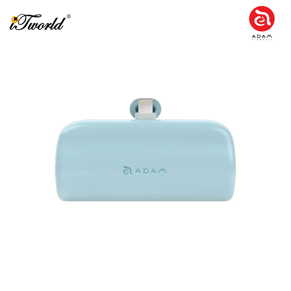 ADAM elements GRAVITY P5L Lightning Pocket Power Bank (Blue)  840741114921
