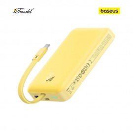 Baseus Magnetic Mini Wireless Fast Charge Power Bank Type-C Edition 10000mAh 30W Lemon Yellow