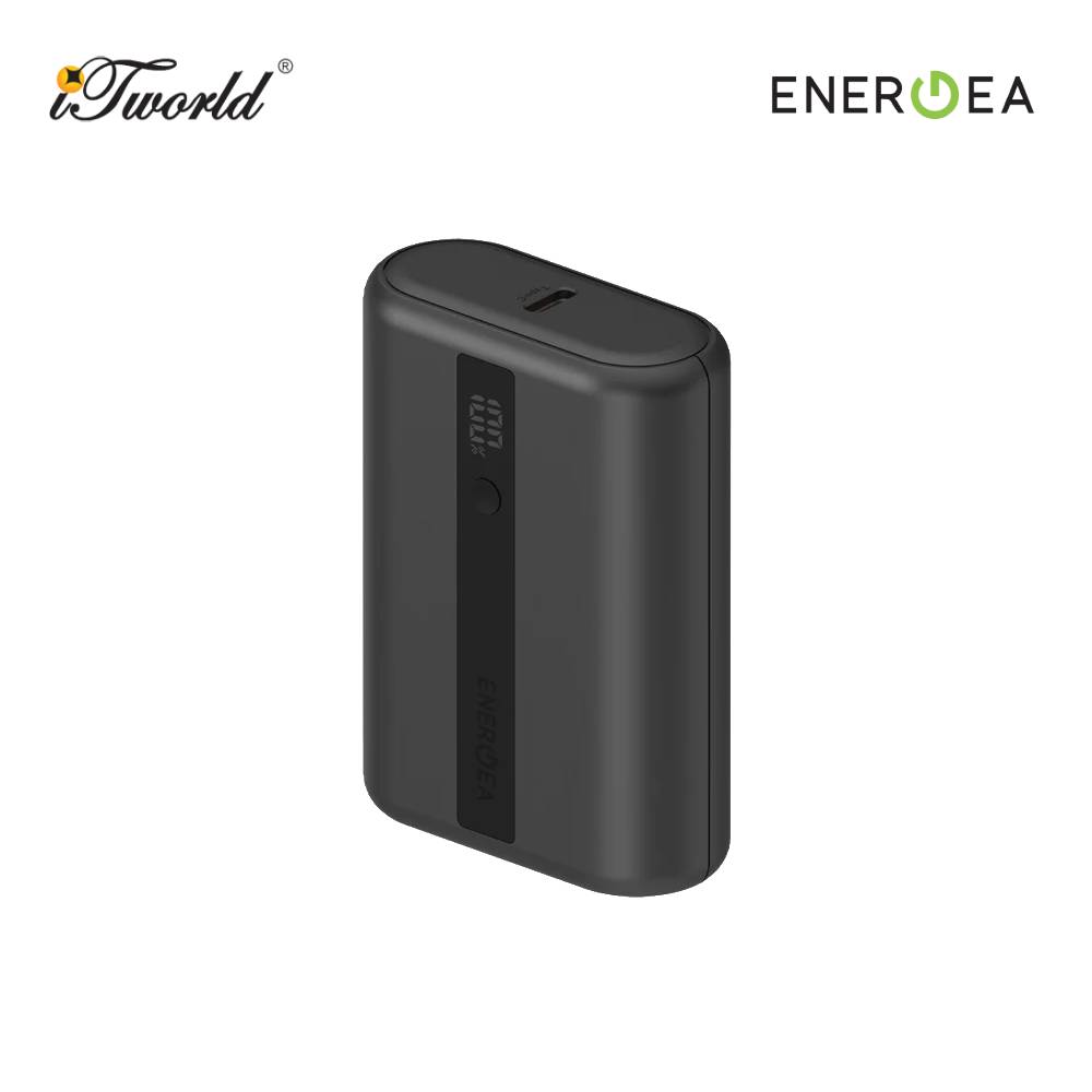 ENERGEA Compac Mini 3 10000mAh PD3.0/USB/USB3.0/SCP Power Bank - Gunmetal 8885020101225