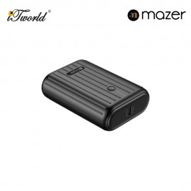 Mazer PowerCharge SuperMini 10,000mAh PD20W Power Bank - Black 8881304542814