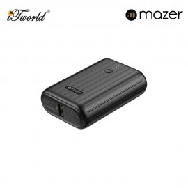 Mazer PowerCharge SuperMini 10,000mAh PD20W Power Bank - Black 8881304542814