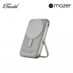 Mazer MagAir17 10,000mAh Magnetic Wireless Power Bank Qi2 Certified 15W - Natural Titanium 8881304542968