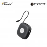 Mazer MagLink18i 10,000mAh Magnetic Wireless (Built-in USB-C+Lightning Cables) + Apple Watch Charging Power Bank - Black Grey 8881304544832