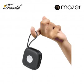 Mazer MagLink18i 10,000mAh Magnetic Wireless (Built-in USB-C+Lightning Cables) + Apple Watch Charging Power Bank - Black Grey 8881304544832