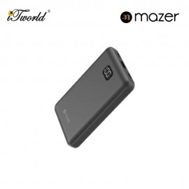 Mazer Power Charge Pocket 8000mAh PD20W Power Bank - Black 8881304545075