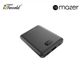 Mazer Power Charge Pocket 8000mAh PD20W Power Bank - Black 8881304545075