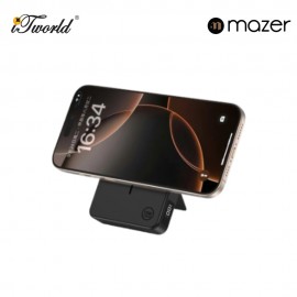 Mazer MagAir20 10,000mAh Magnetic Wireless 15W & PD30W Power Bank - Black 8881304545143
