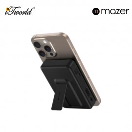 Mazer MagAir20 10,000mAh Magnetic Wireless 15W & PD30W Power Bank - Black 8881304545143