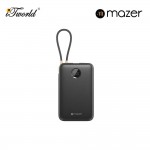 Mazer PowerCharge Link 10V2 10,000mAh PD20W (Built-in USB C Cable) Power Bank - Black 8881304545150