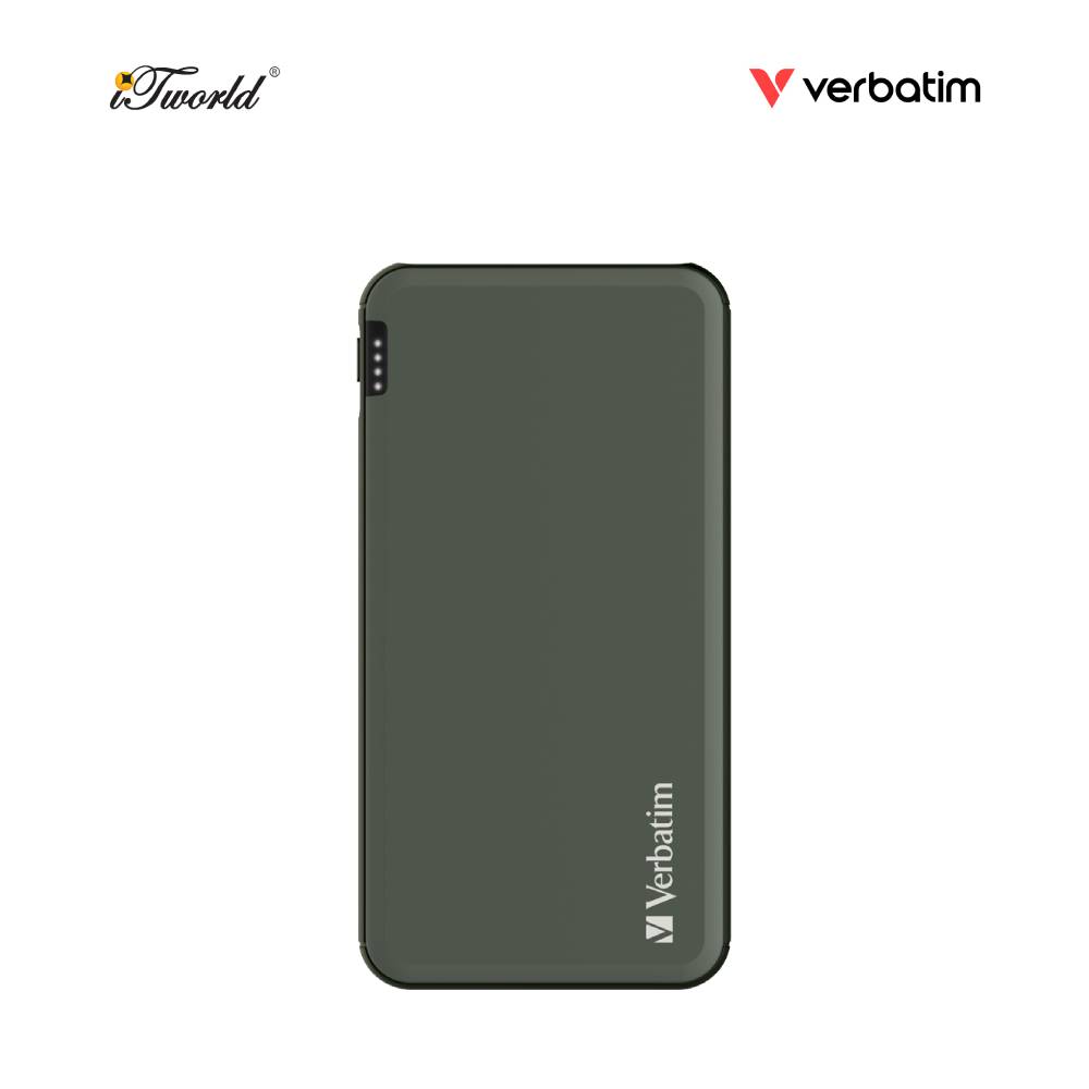 VERBATIM 10000mAh 18W P/PACK-GRN 66440 4895117964408