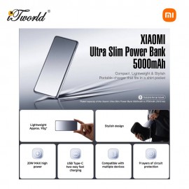 Xiaomi Ultra Slim Power Bank 5000mAh