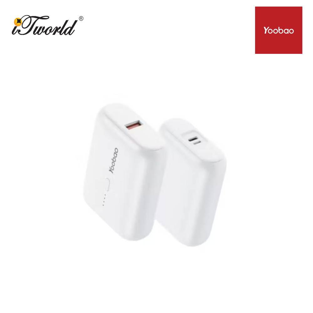 Yoobao PD20 Mini 10000mAh Power Bank - White 6974190282314