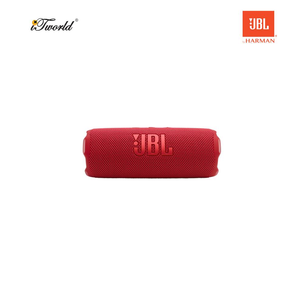 JBL Flip 7 Portable Waterproof Speaker with AI Sound Boost - Red 050036407274