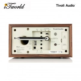 Tivoli Audio Model Three BT Speaker (Walnut & Beige)-85001389440