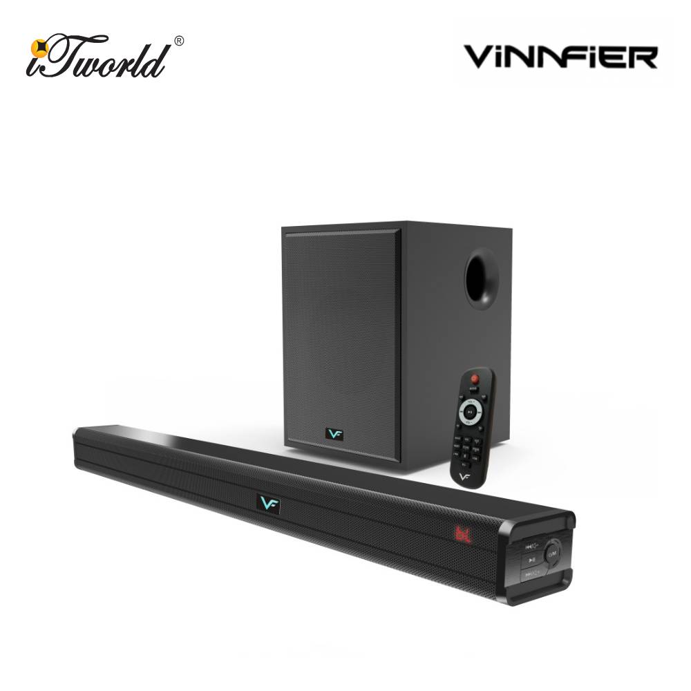 Vinnfier Hyperbar 505 BTRW Wireless Soundbar with Wireless Sub Woofer