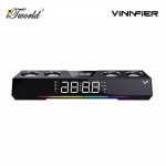 Vinnfier Hyperbar U90 BT with Alarm Clock Bluetooth Speaker