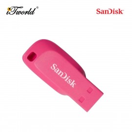 SanDisk CZ50 16GB Cruzer Blade USB 2.0 Flash Drive - Pink (SDCZ50C-016G-B35PE)