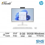 HP 24-cr0145d AIO Desktop PC (Intel Core i3-1315U | 23.8" FHD | 8GB RAM | 512GB SSD | Integrated Graphics | Windows 11 Home | Preinstalled with Microsoft Office Home and Student + Microsoft 365 Basic)